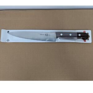 New Victorinox Forschner 8" Serrated Chef Knife Rosewood Handle 40027